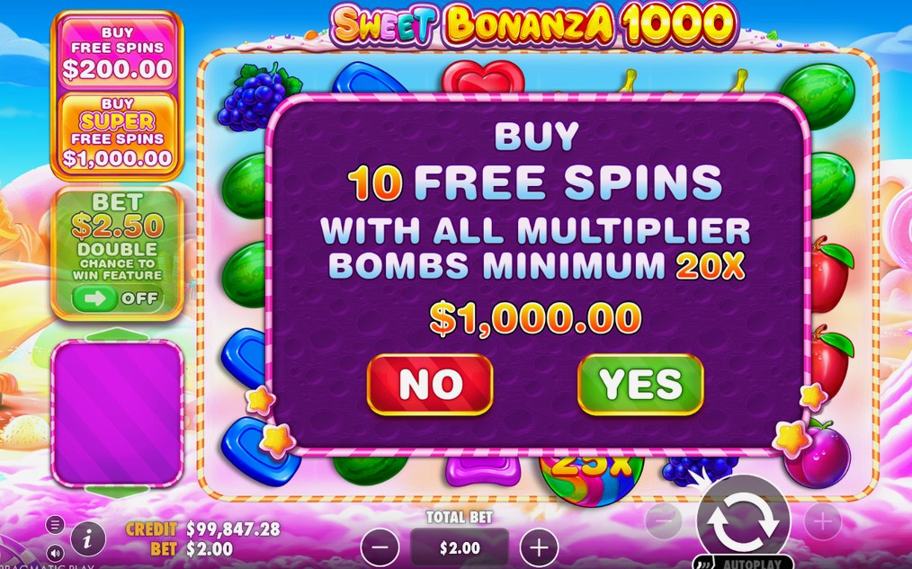 Bonus med scatter-symboler på rutnätet