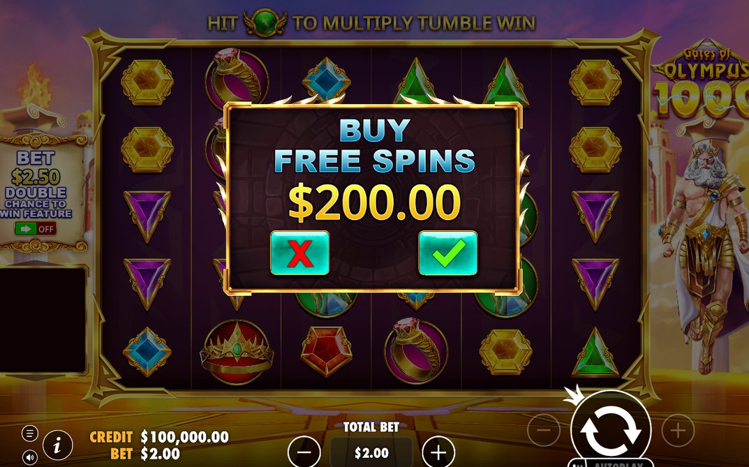 Double Chance-läget med extra Scatter-symboler på specialrullarna